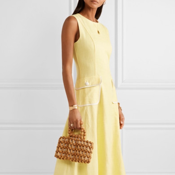 STAUD Dresses & Skirts - Staud Bait Linen Maxi Dress/Gown